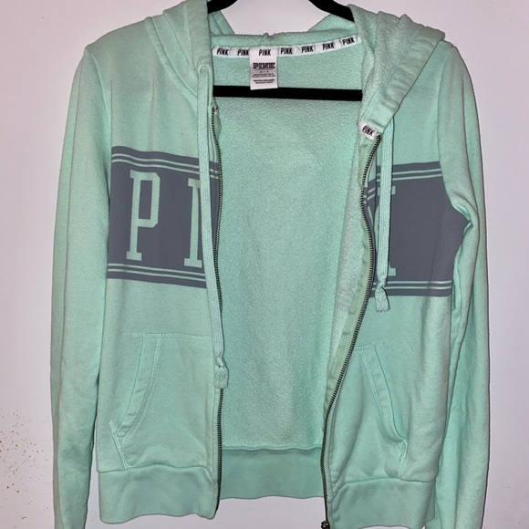 Pink VS Zip-Up Hoodie - Picture 3 of 5